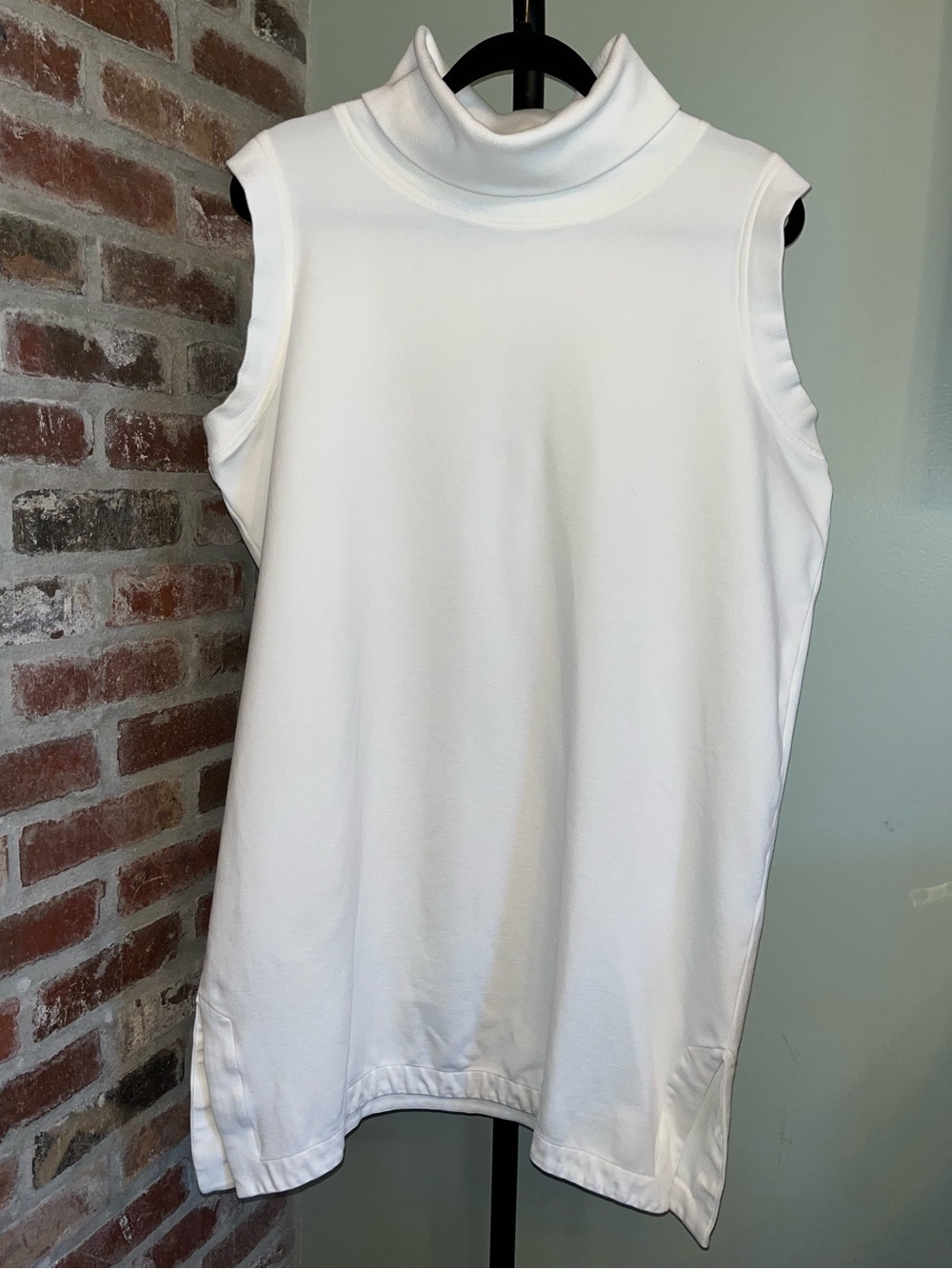 Alpha60 cream high neck dress | size large